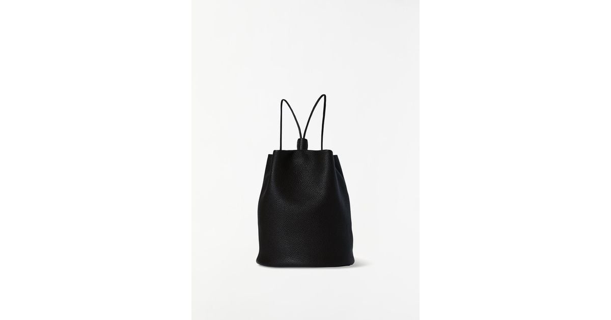 The Row Joe Leather Backpack in Black Lyst