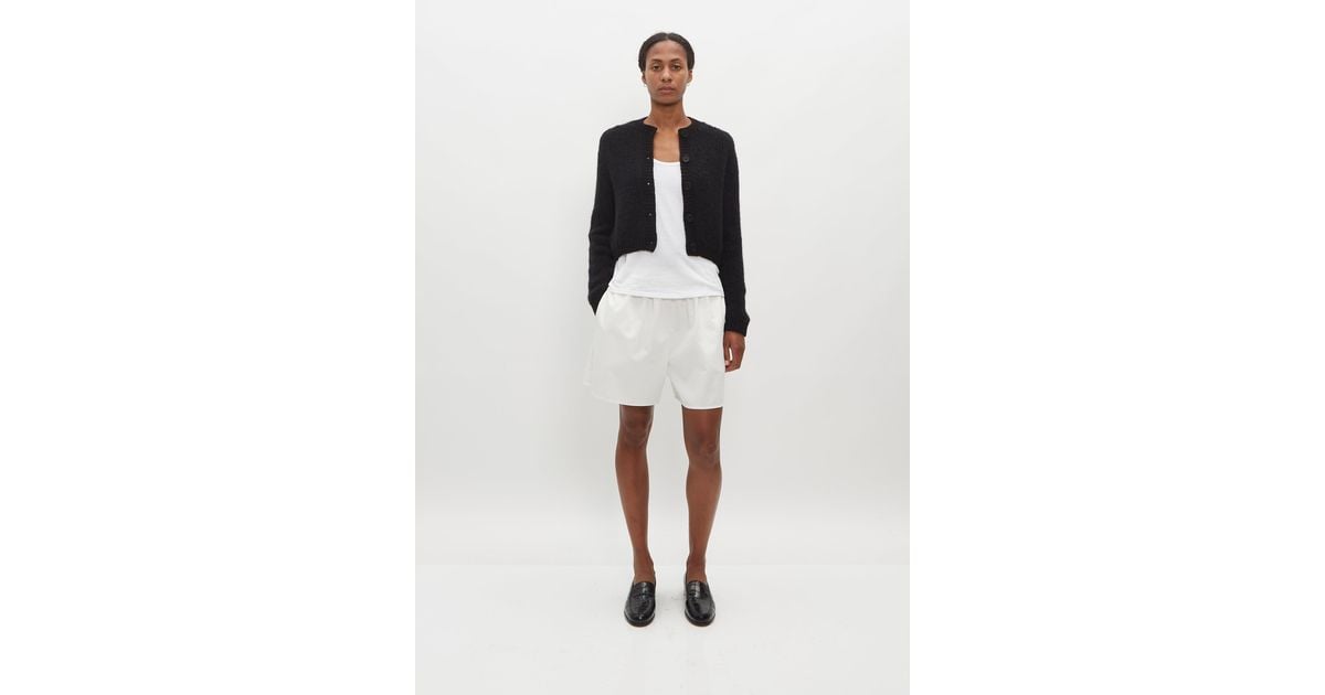 Wommelsdorff Betsy Cashmere Cardigan in White | Lyst
