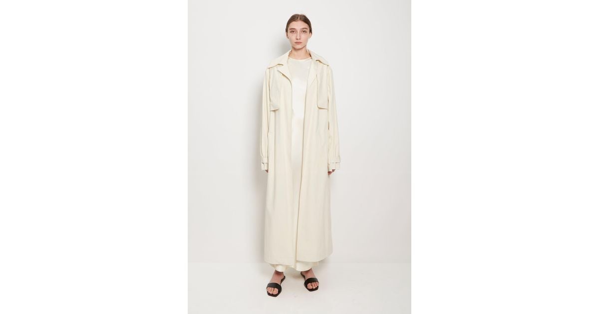 La Collection Evelyn Coat in Natural | Lyst
