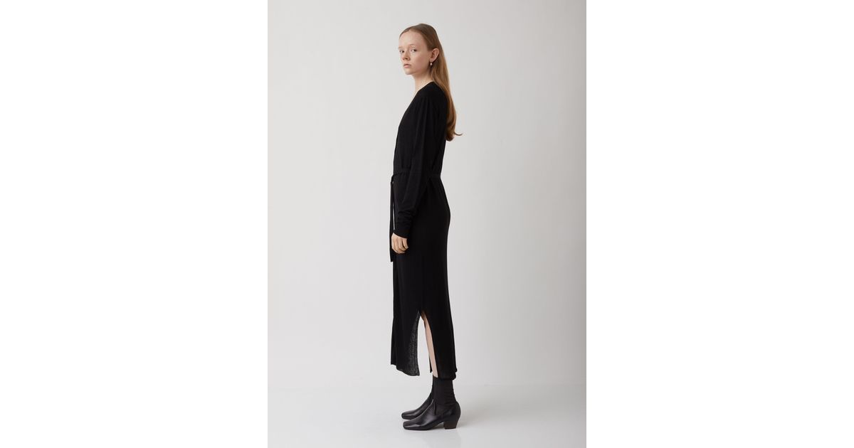 lemaire cardigan dress