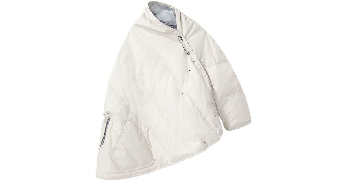 puffer cape jacket