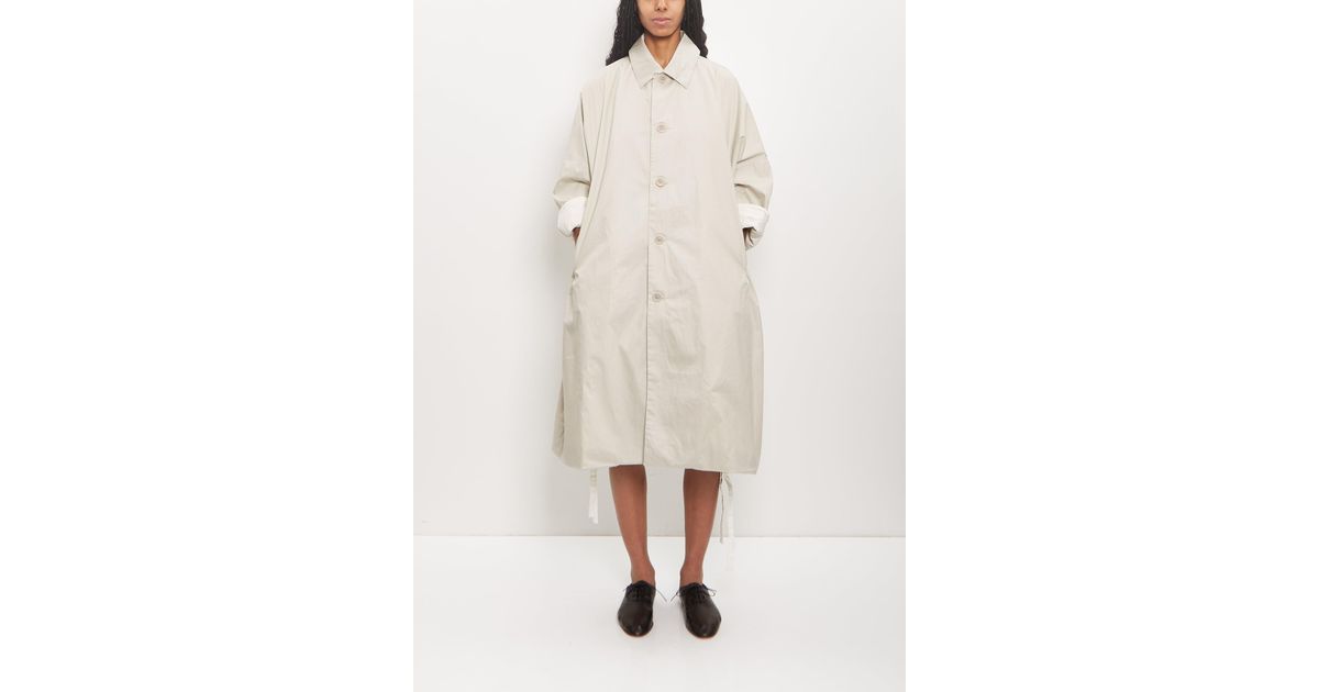 Casey Casey Cotton Big Blobby Coat in Natural | Lyst