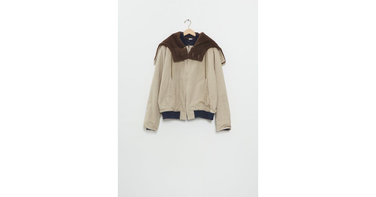 A.PRESSE Vintage Ww2 Us Navy Deck Hooded Jacket in Natural | Lyst UK