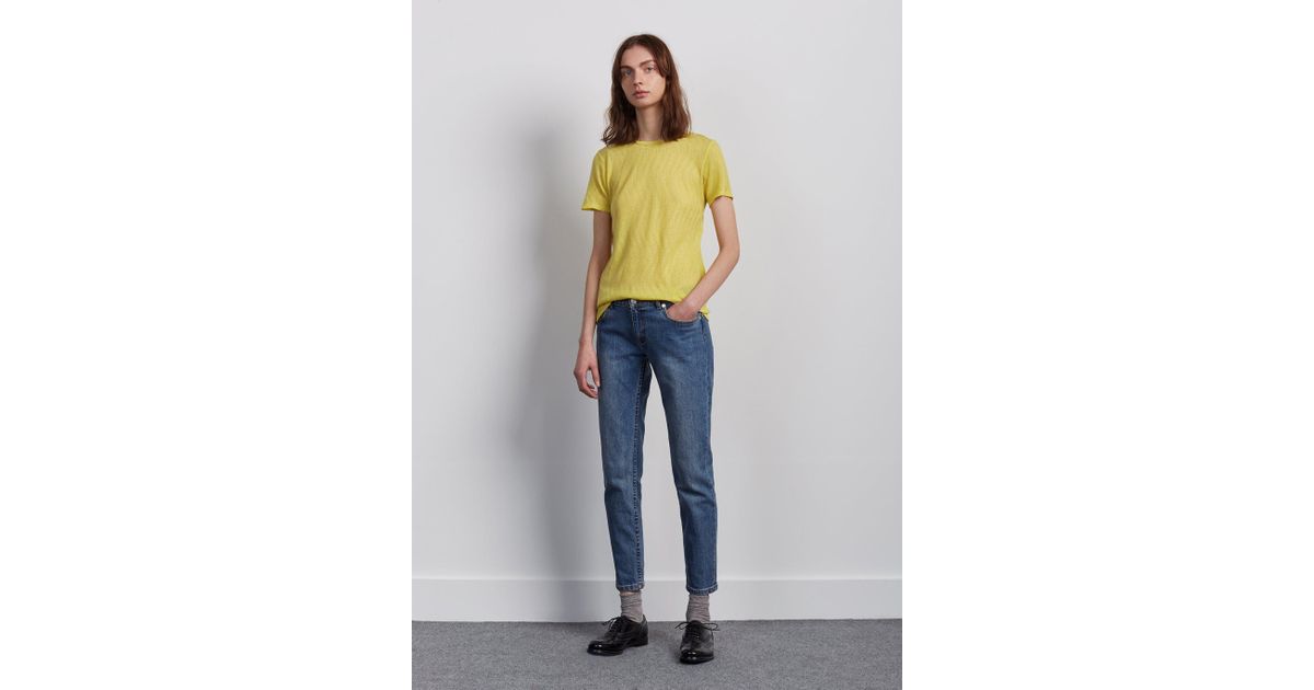 A.P.C. Denim Jean Etroit Court in Indigo (Blue) | Lyst