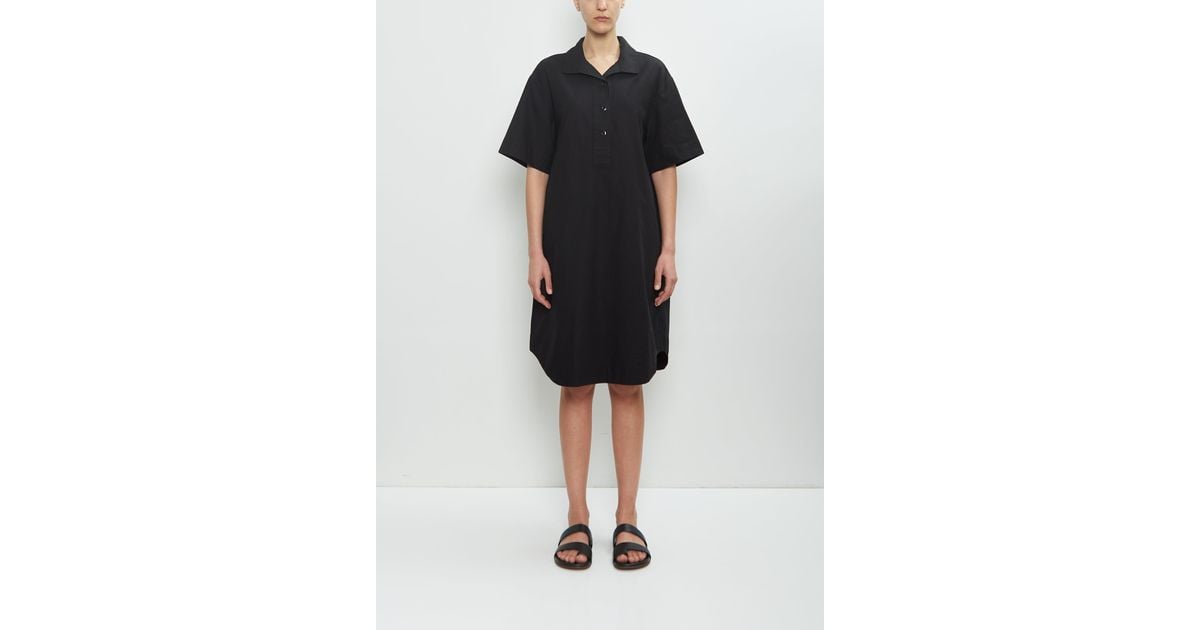 Margaret Howell｜DRESSES (MHL PULL ON SHIRT DRESS - BLAC Margaret-Howell-MHL-SS25-Women