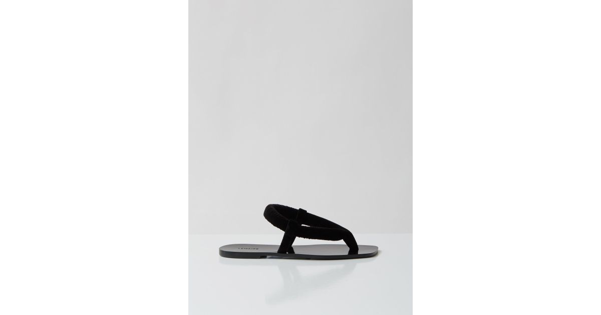 lemaire wadded flip flops