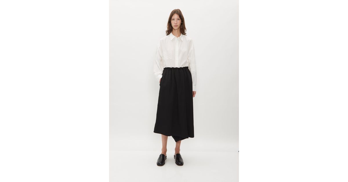 Y's Yohji Yamamoto 2way Skirt Pants in Black | Lyst