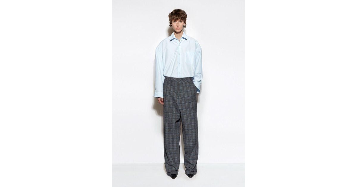 Vetements Baggy Suit Pants in Gray for Men Lyst