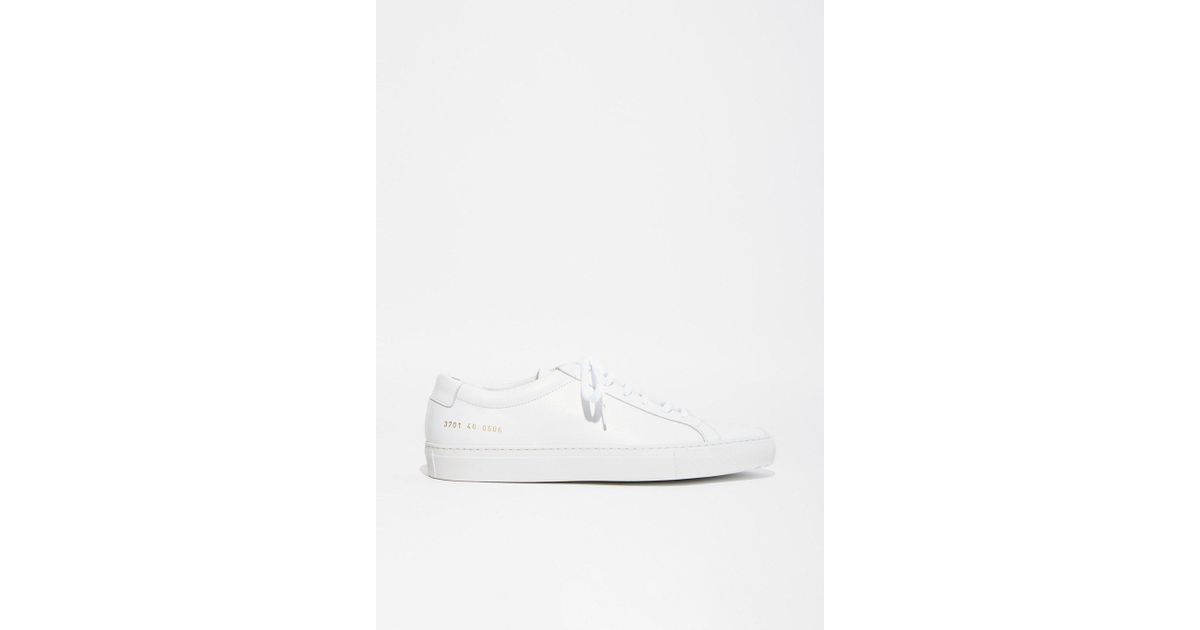 common projects white trainers