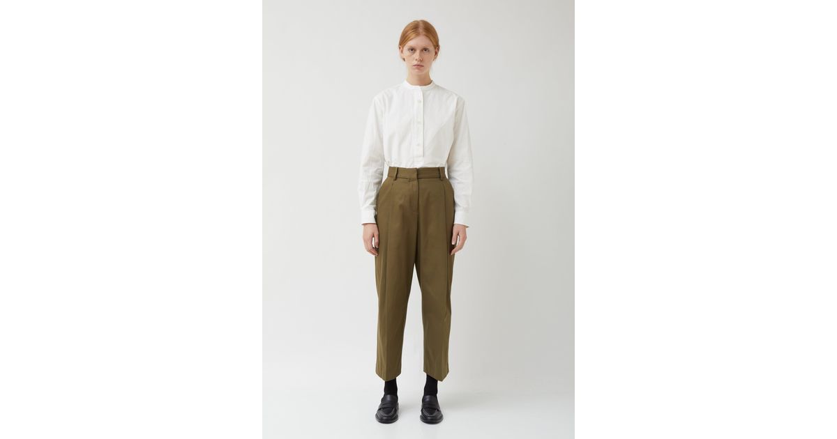 Margaret Howell Cotton Deep Pleat 