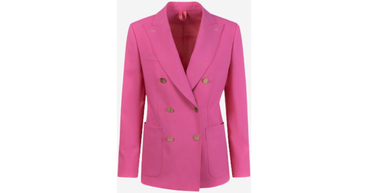 Max Mara Jacket in Pink | Lyst