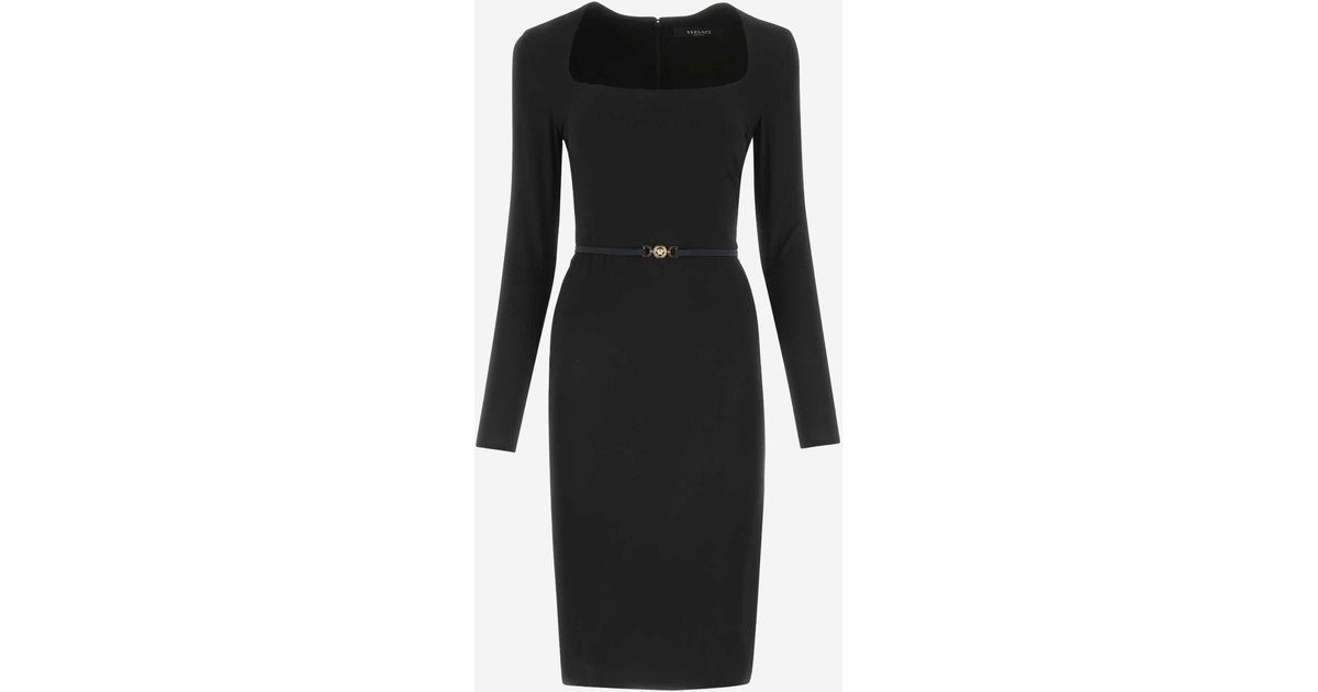 Versace Dress in Black | Lyst