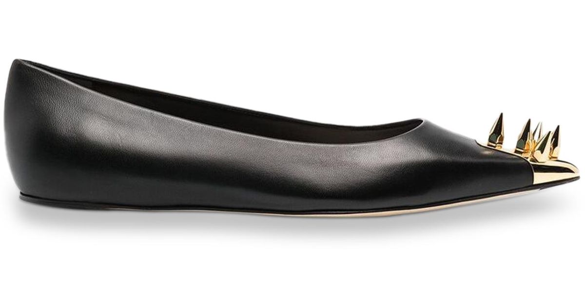 Alexander McQueen Ballet Flat in Black Lyst