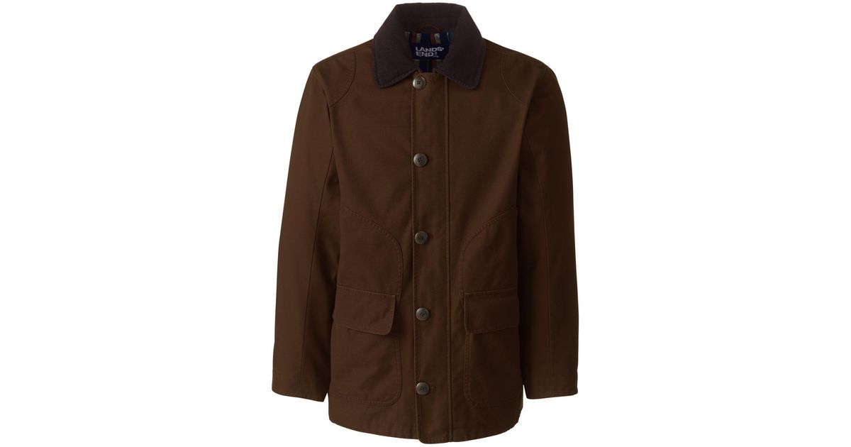 Lands End Field Coat In Brown For Men Lyst Lands End Field Coat In Brown For Men