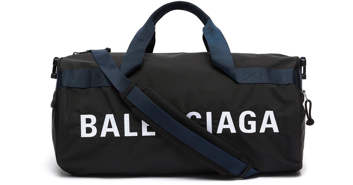 Balenciaga wheel top gym bag