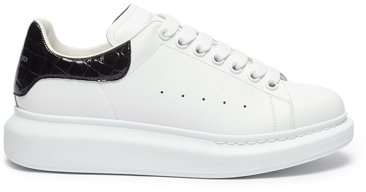 alexander mcqueen sneakers crocodile