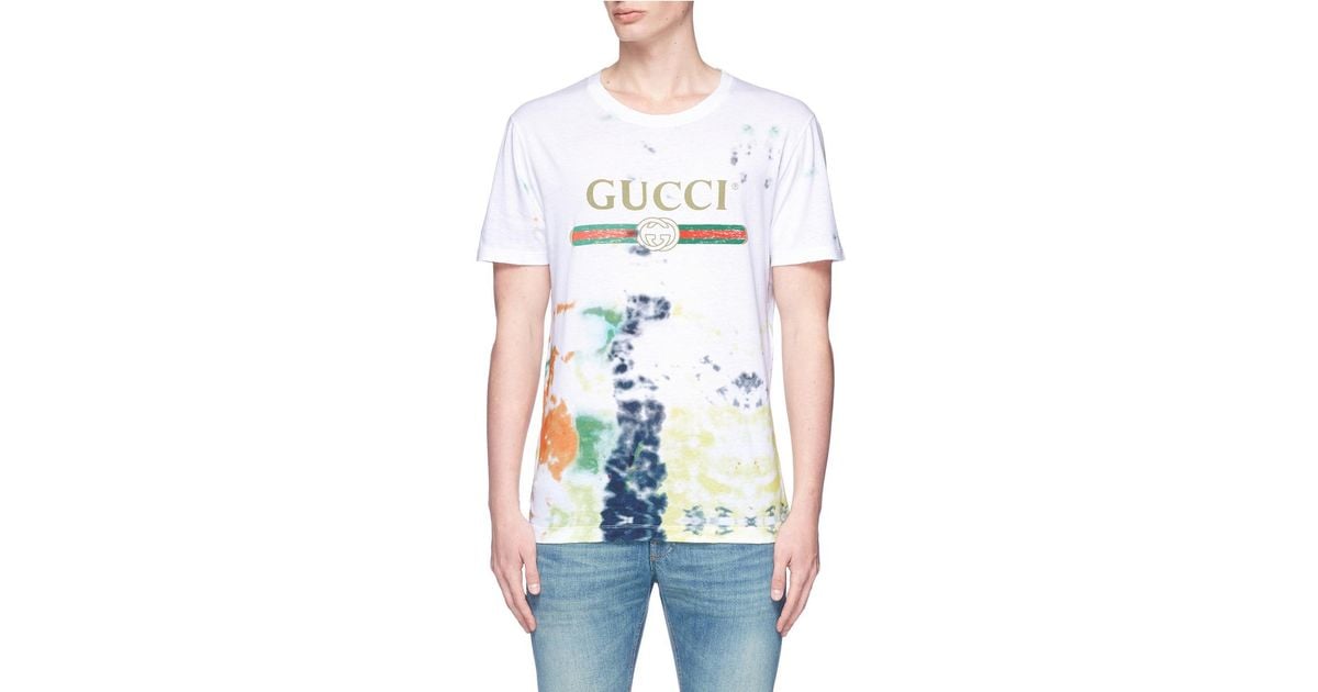 gucci tie dye t shirt