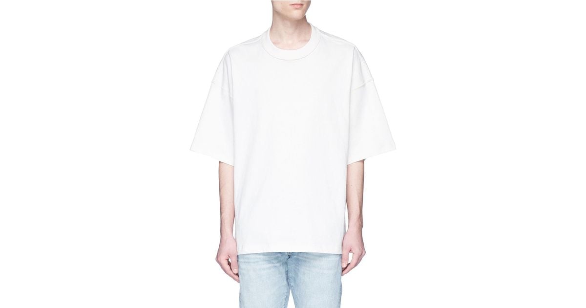 fear of god white tee