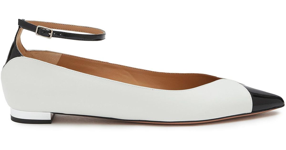 10mm Maxi-tequila Leather Flats