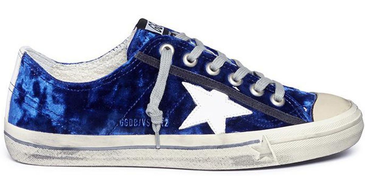 Golden Goose V-Star Blue 