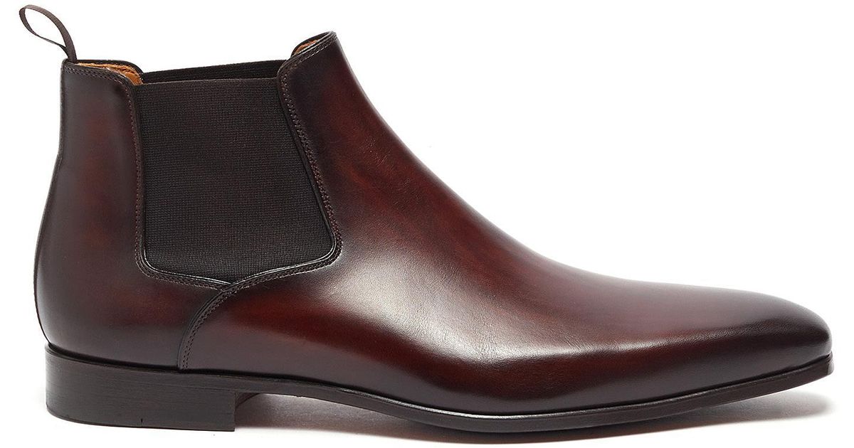 Magnanni Chelsea Boots in Brown for Men | Lyst