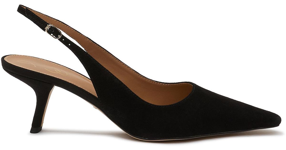 Sam Edelman 'bianka' Suede Slingback Pumps Women Shoes Heels Sling ...