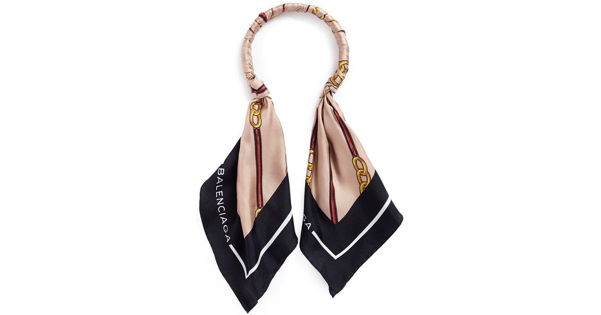 balenciaga head scarf