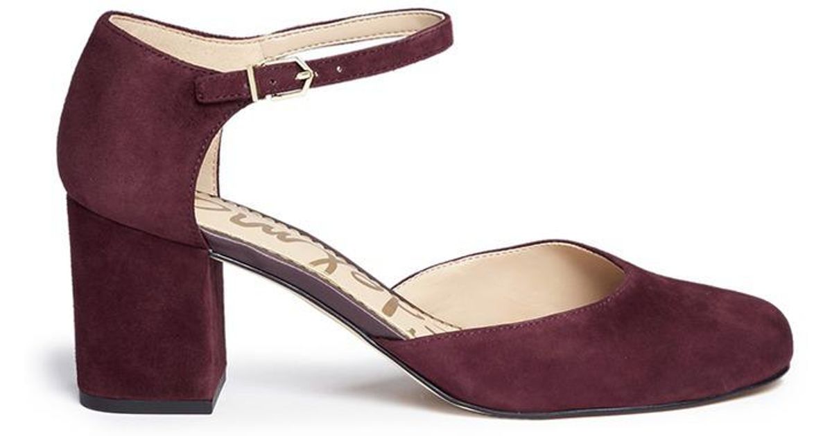 sam edelman ankle strap pump