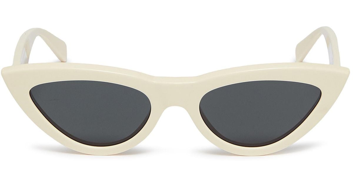 Celine Cat Eye Acetate Sunglasses in Ivory (White) Lyst