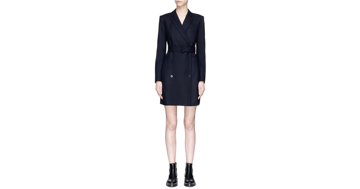 wool blazer dress