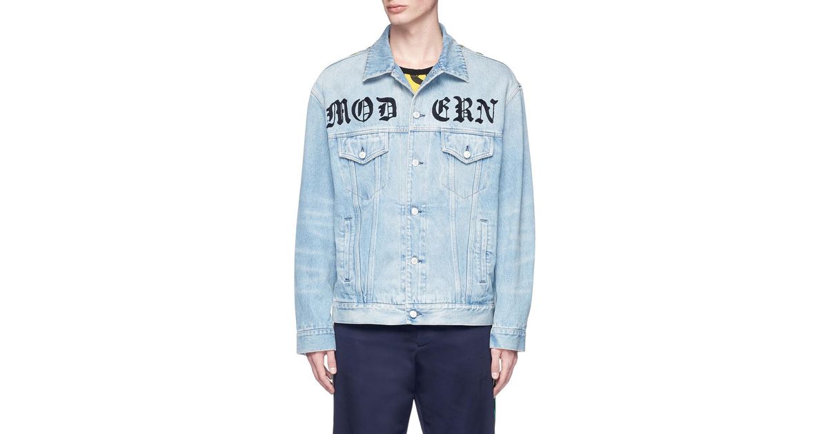gucci floral denim jacket