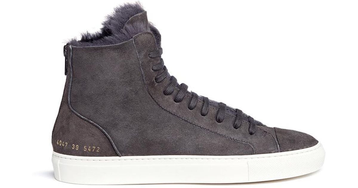 common projects shearling
