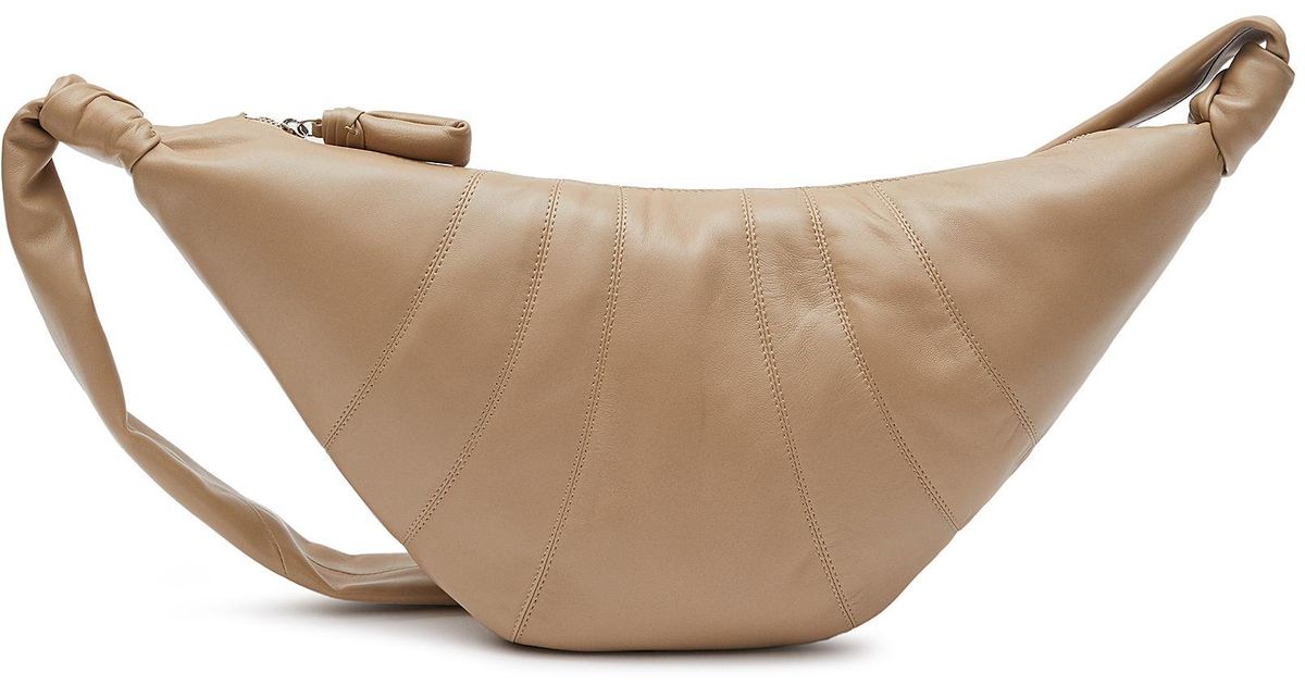 Lemaire Medium Nappa Leather Crossbody 'croissant' Bag in Natural for ...
