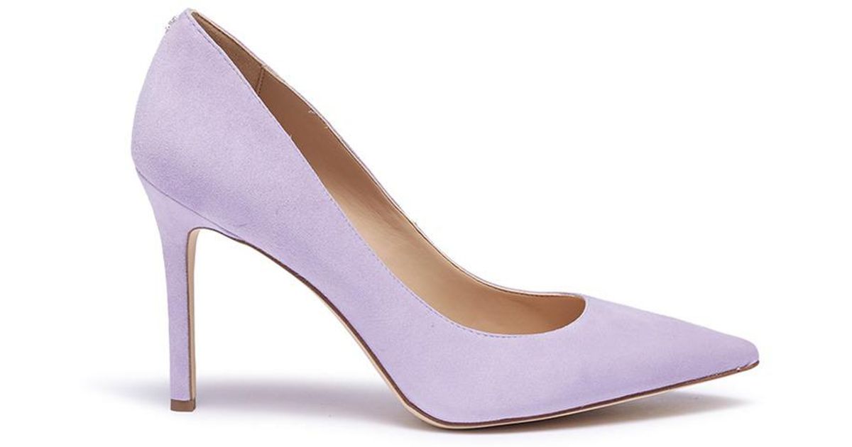 light purple pumps