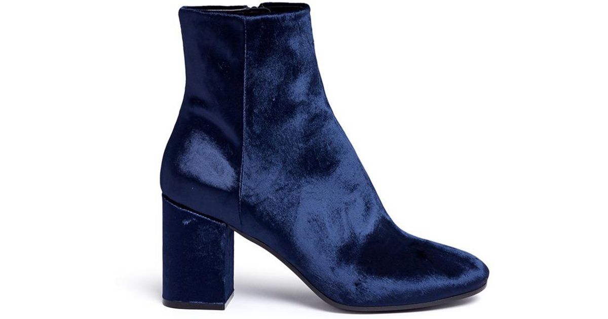 velour boots