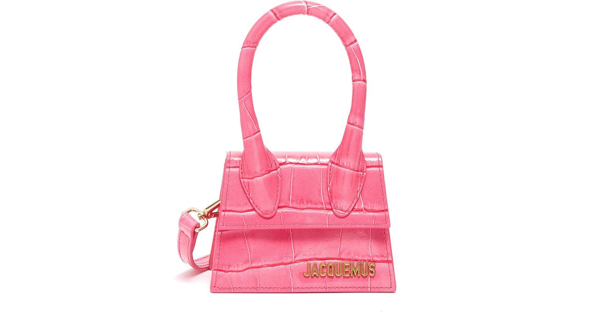 jacquemus le chiquito medium leather top handle bag