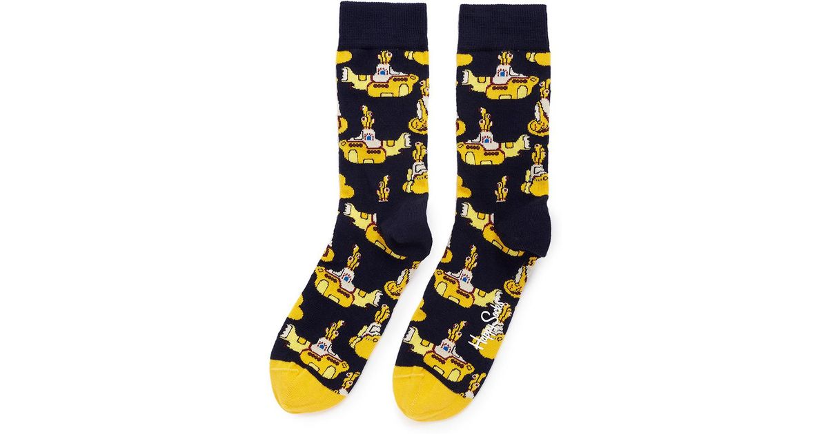 The Beatles Yellow Submarine Happy Socks Women/'s Crew Socks