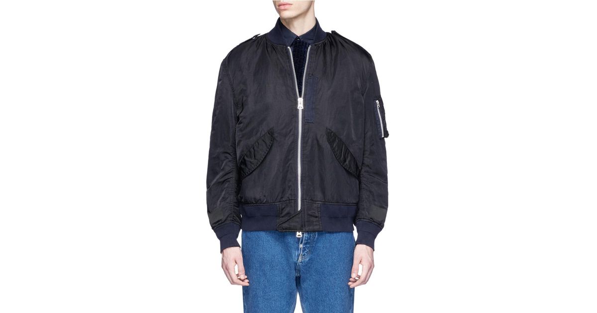 pilot jacket with epaulettes