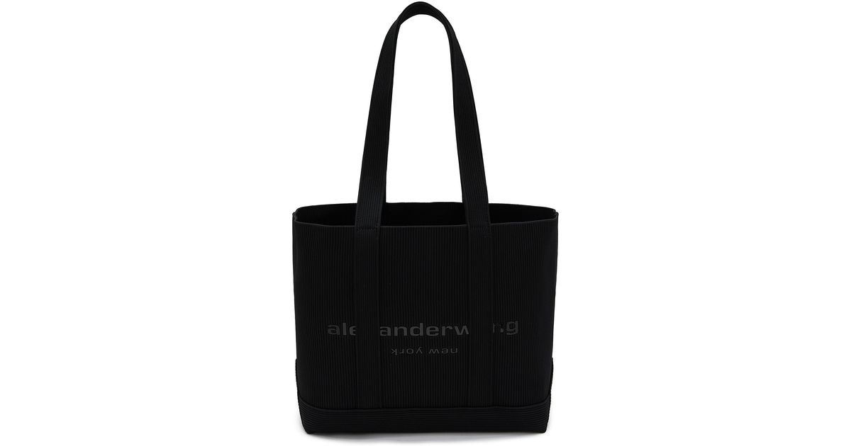 Alexander Wang Medium Knit Tote Bag in Black Lyst