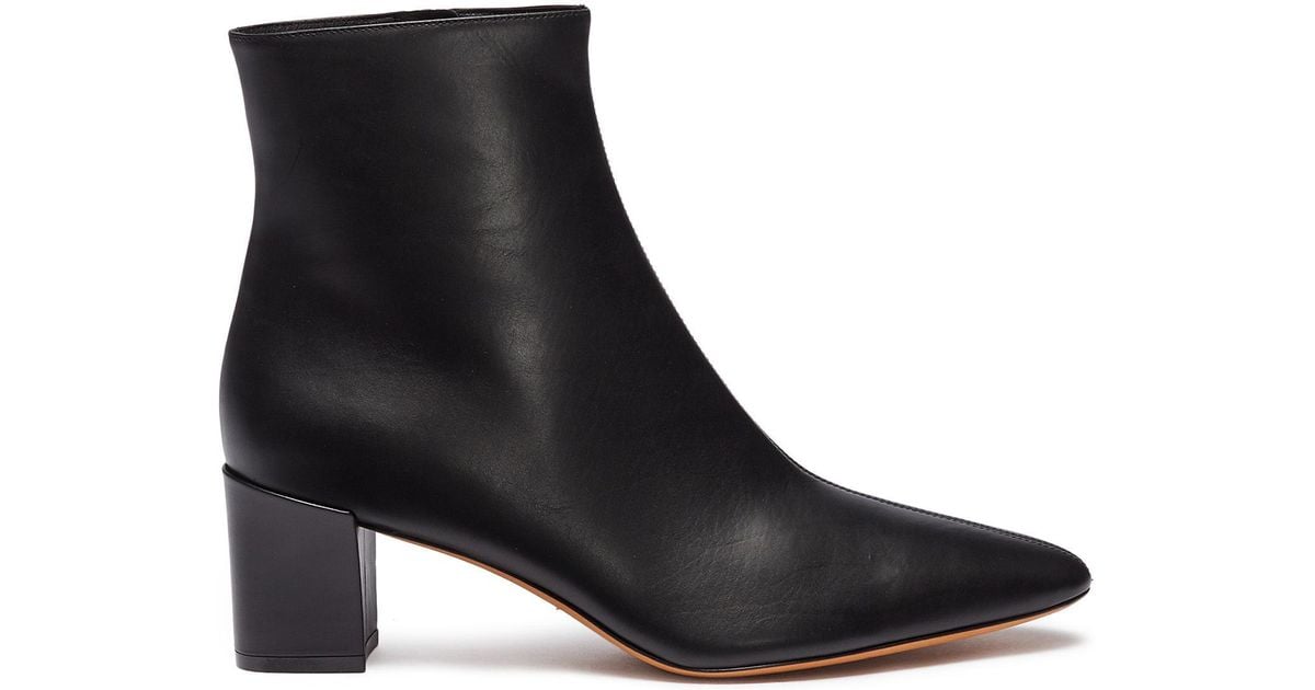 Vince 'lanica' Leather Ankle Boots in Black | Lyst
