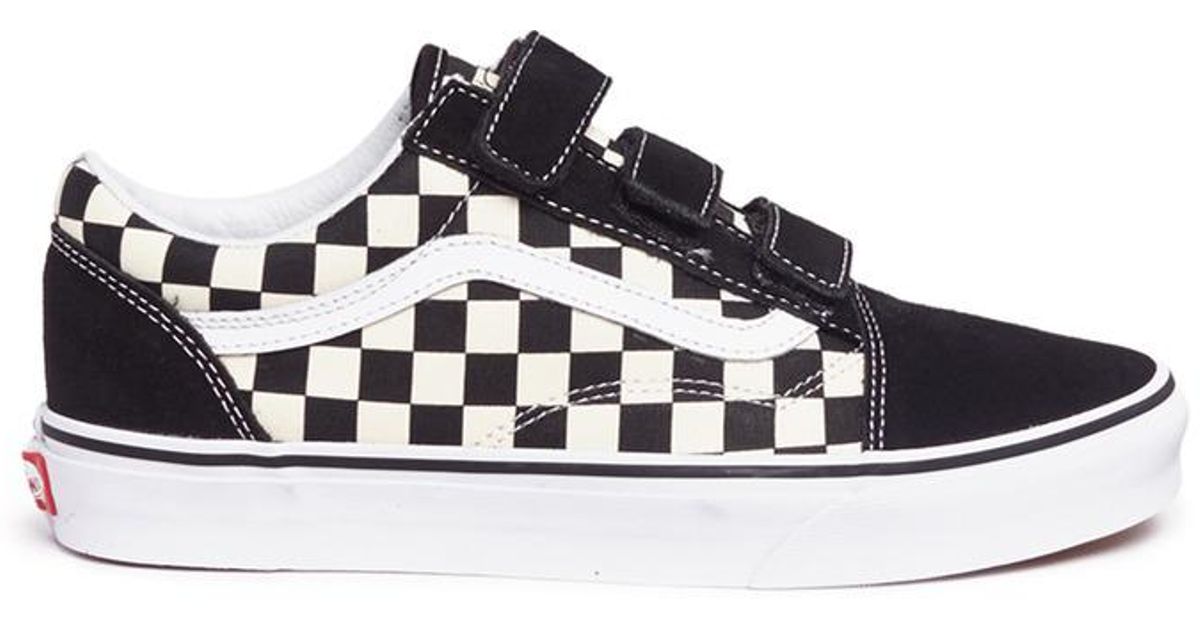 vans old skool v checkerboard