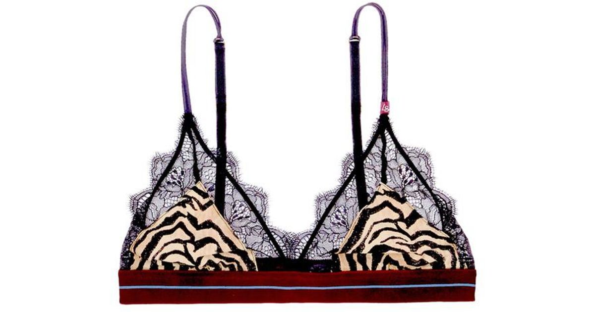 tiger print bralette