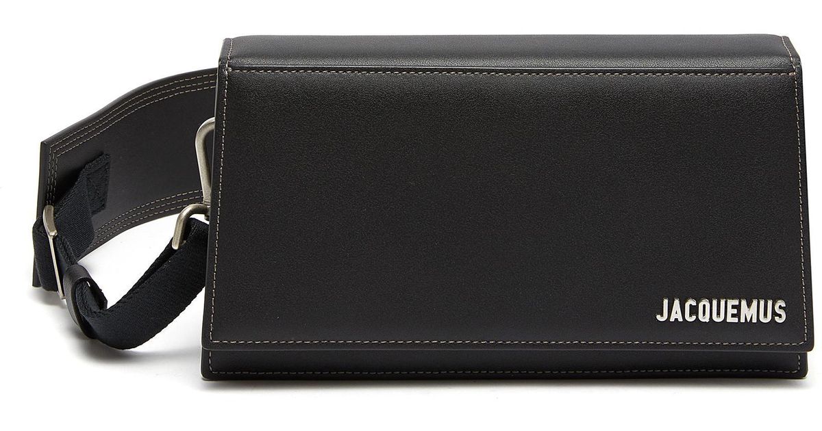 Jacquemus Le Bambino Crossbody Bag Men Bags Messenger Bags Le Bambino Crossbody Bag in Black for