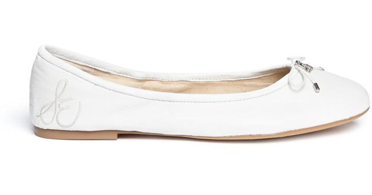 sam edelman white flats