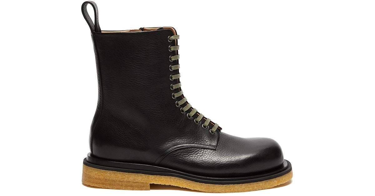 Bottega veneta lace up on sale boots