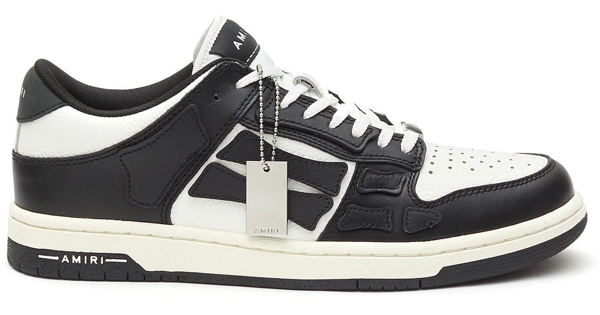 Amiri 'skel' Leather Lowtop Sneakers Women Shoes Sneakers Lowtop