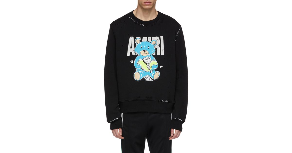 amiri bear sweater