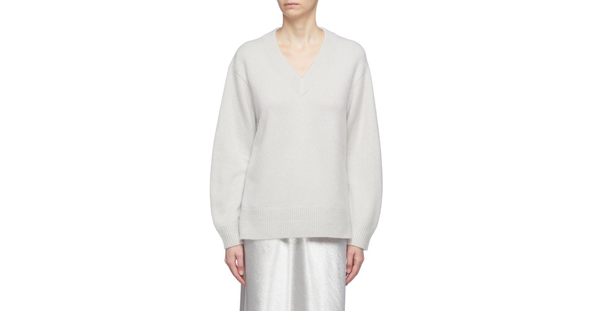 vince cashmere v neck tunic