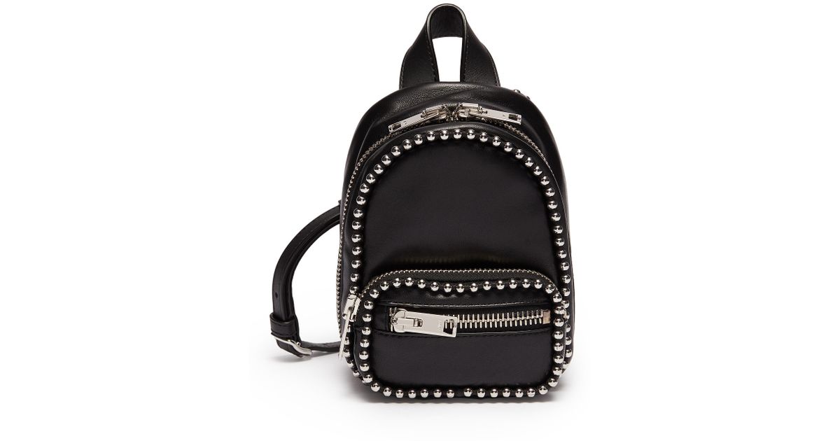 black crossbody backpack