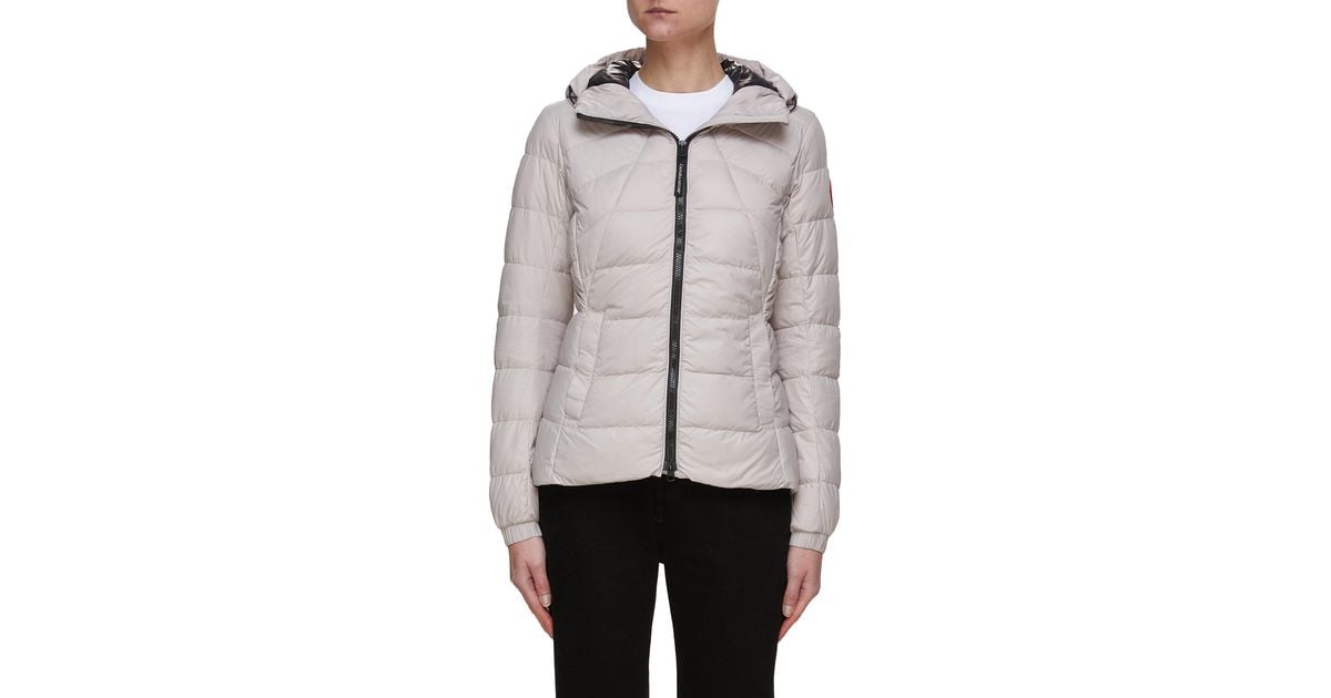 Canada Goose Goose 'abbott' Hooded Puffer Jacket in Pink | Lyst